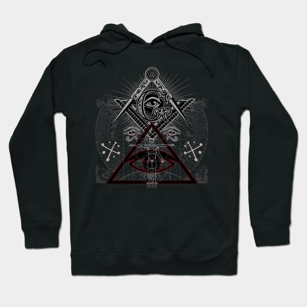 Mysteries and Mysticism - occult, esoteric, magick, alchemy, spiritual Hoodie by AltrusianGrace